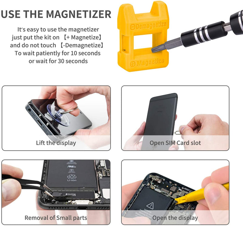 Kit de Ferramenta Magnética 115 em 1