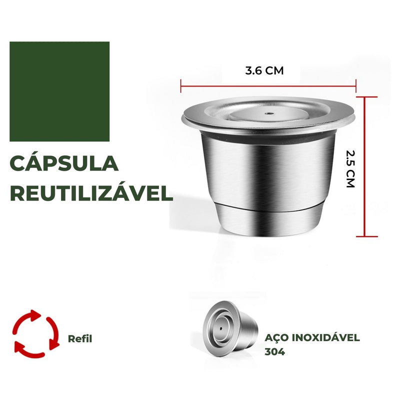 Cápsulas de Café Nespresso Reutilizável