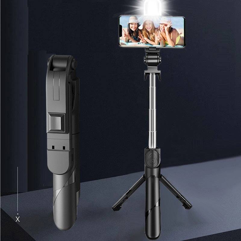 Tripé Para Celular Full Light - Bluetooth, Luz e Controle Remoto - Tripé, Foto, Vídeo, Imagem, Fotografia, Celular, Tecnologia