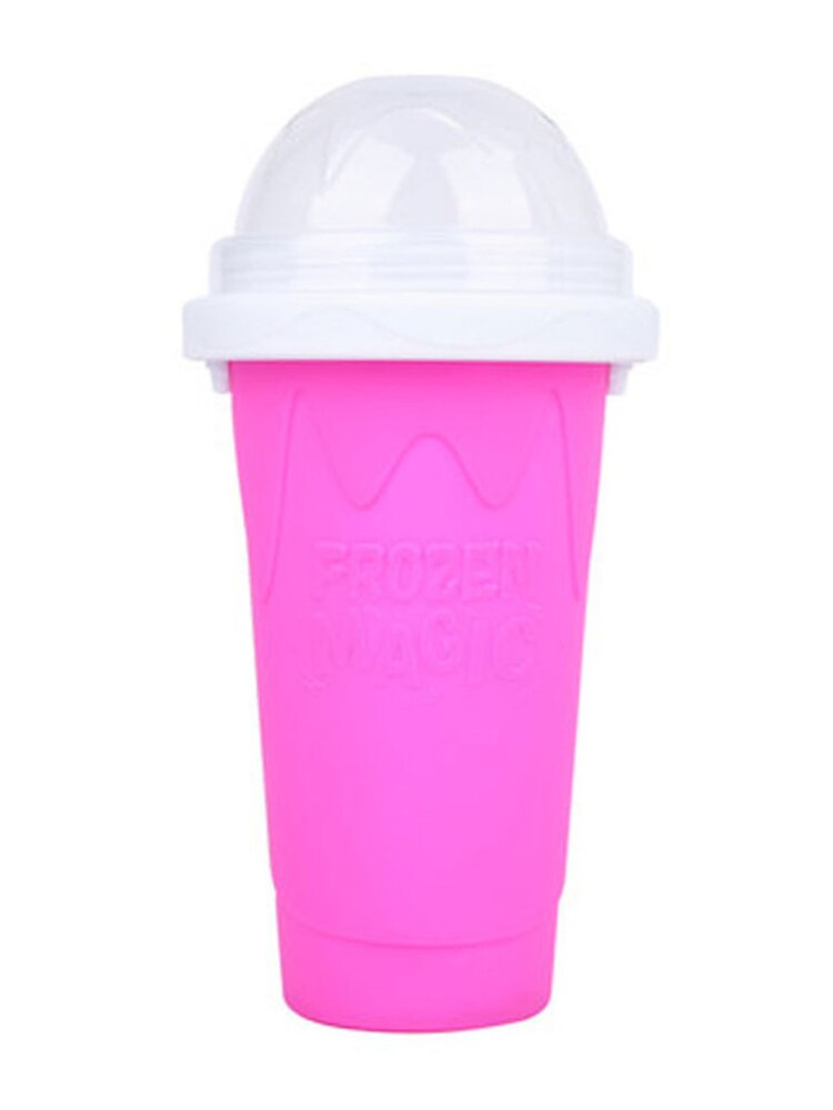 copo rosa smoothies, copo freezer rosa, copo mágico rosa, copo rosa mágico freezer