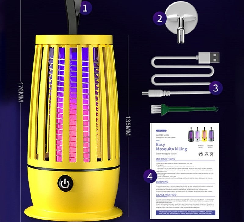 Lâmpada Recarregável Repelente de Insetos ShockWave, Bateria Recarregável, Repelente Inseto, Elétrico, Tecnologia, Luz  