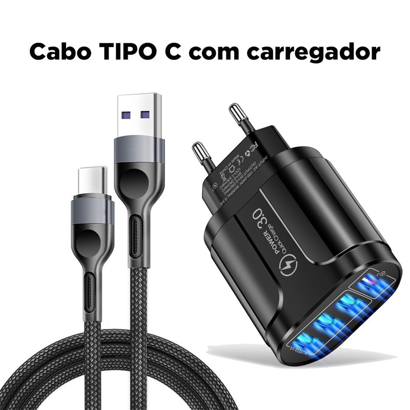 Carregador USB Rápido QC 3.0